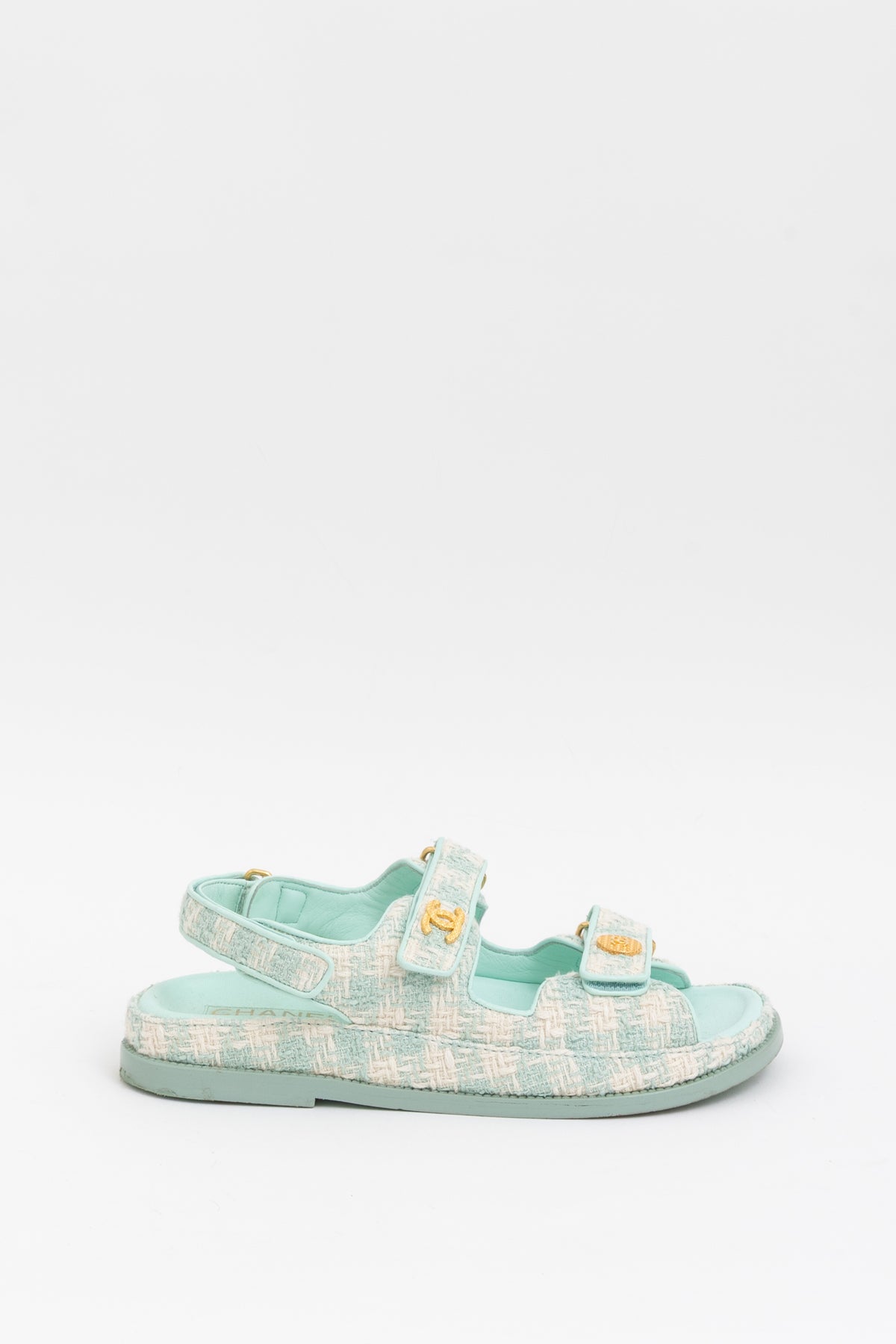 Tweed Dad Sandals