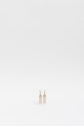 Logo Drop Earrings