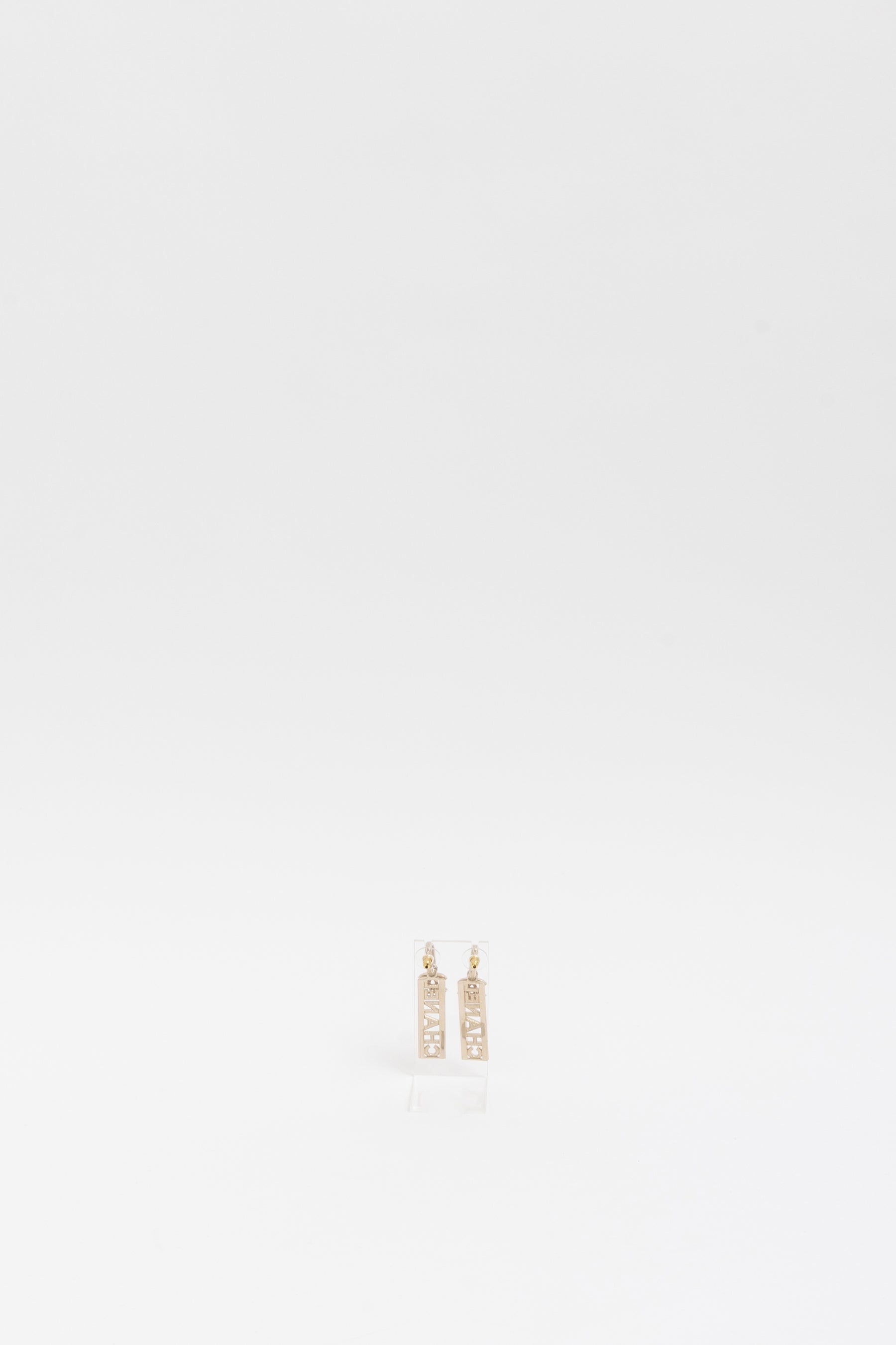 Logo Drop Earrings