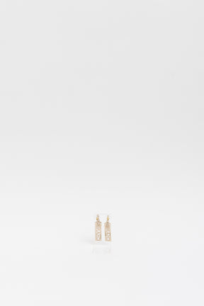 Logo Drop Earrings