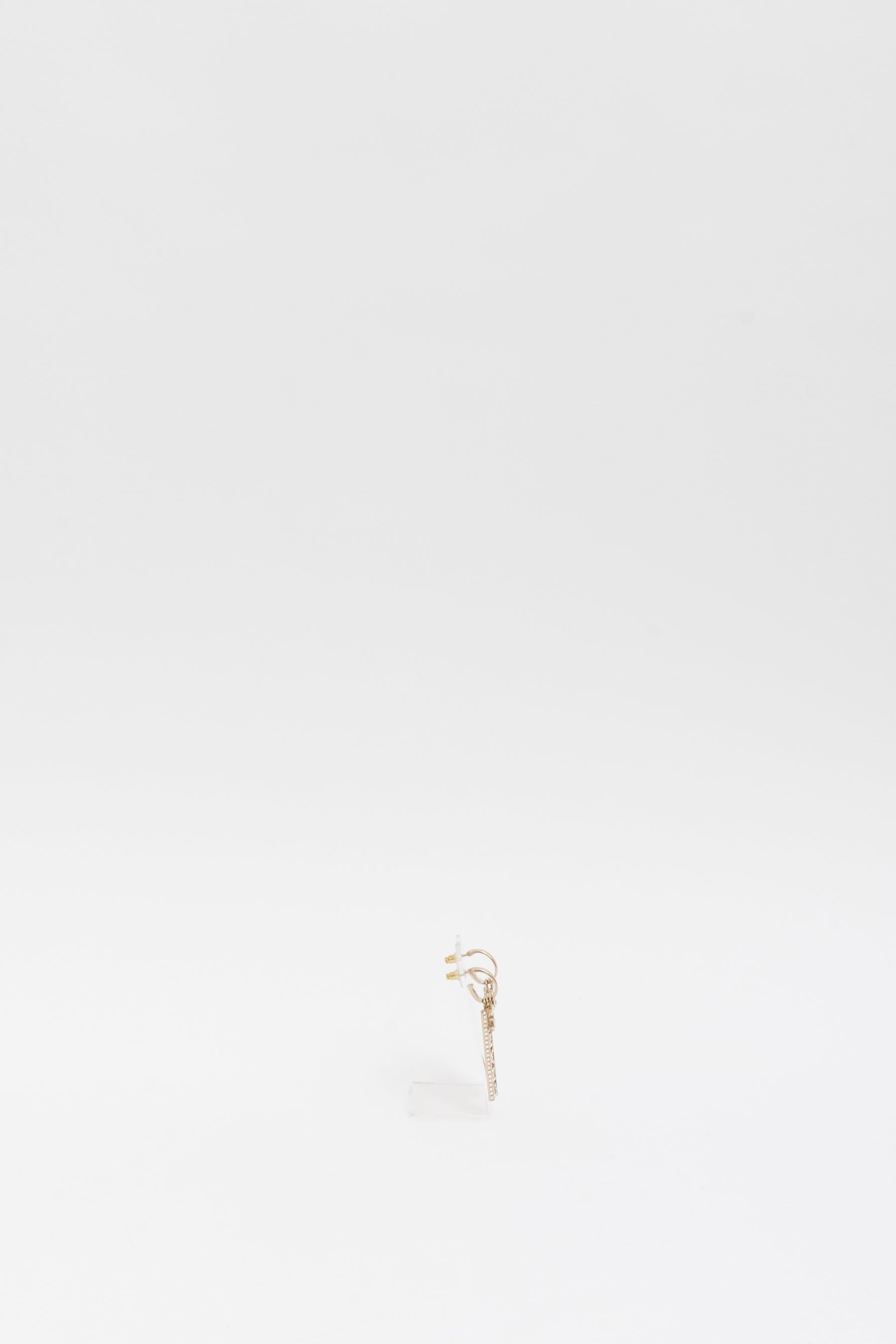 Logo Drop Earrings