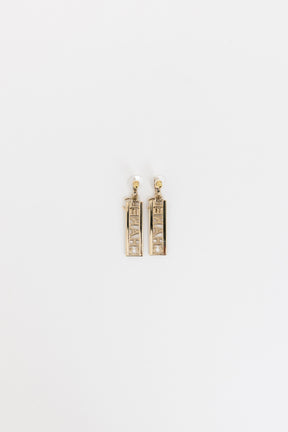 Logo Drop Earrings