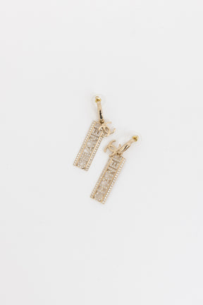 Logo Drop Earrings
