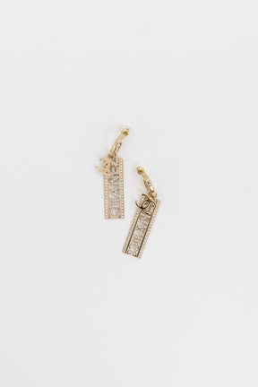 Logo Drop Earrings