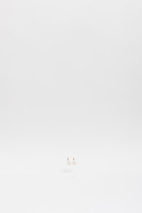 Diamond Bar Baroque Pearl Earrings