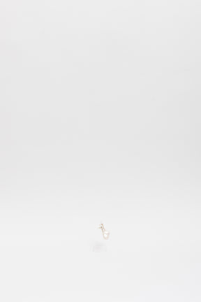 Diamond Bar Baroque Pearl Earrings