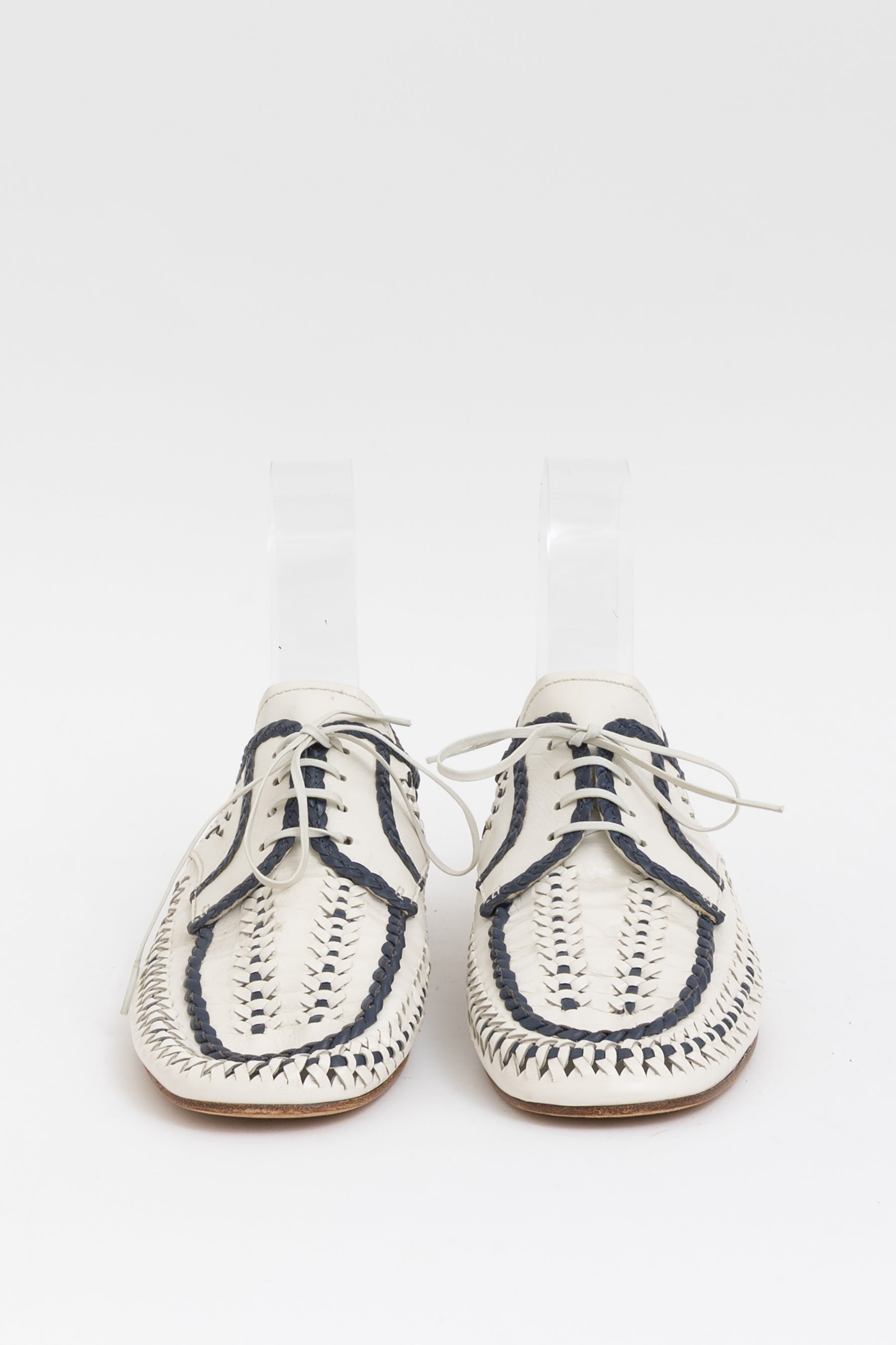 Braided Lace Up Derbys