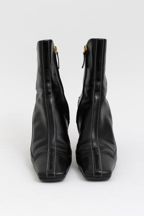 Square Toe Ankle Boots