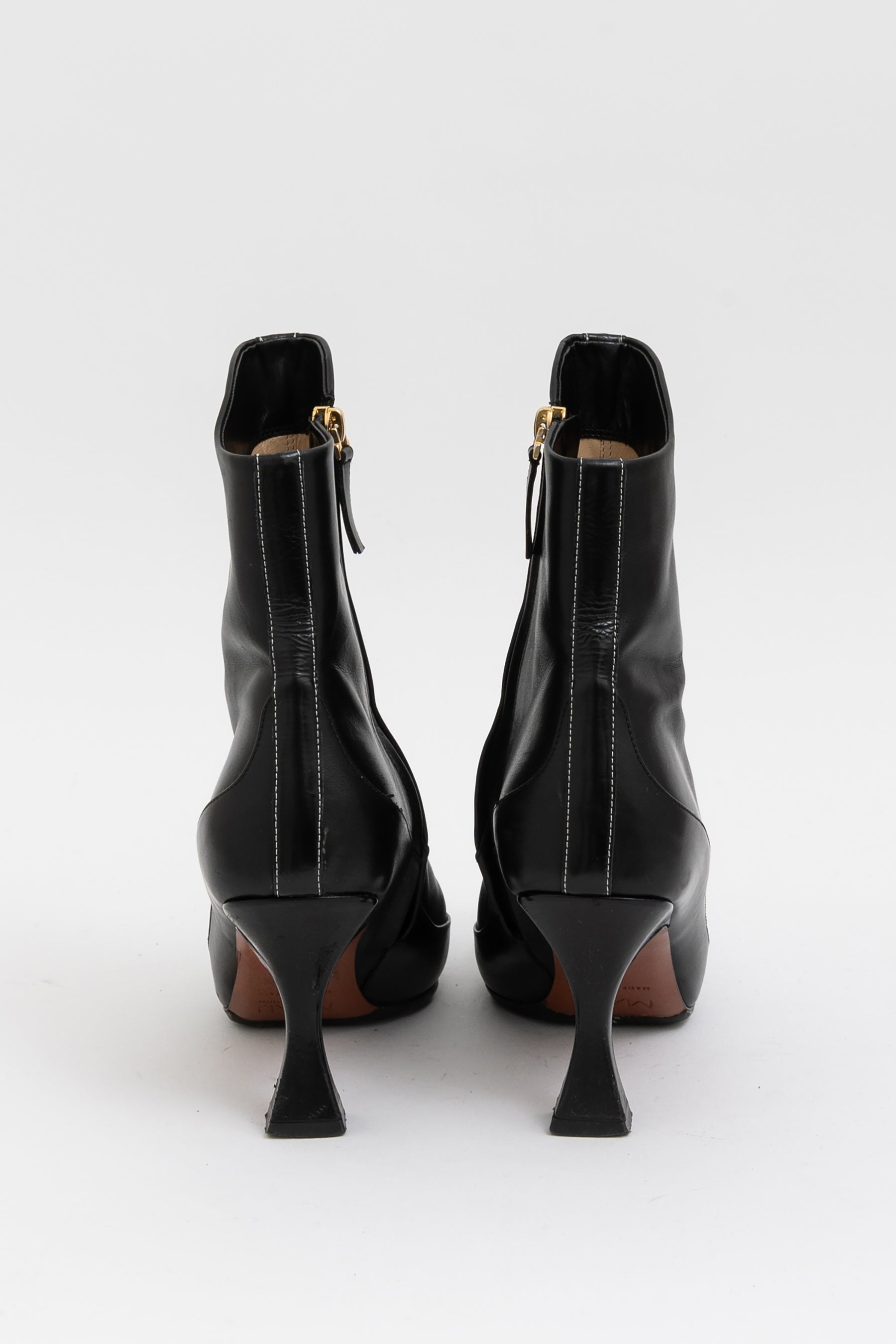 Square Toe Ankle Boots