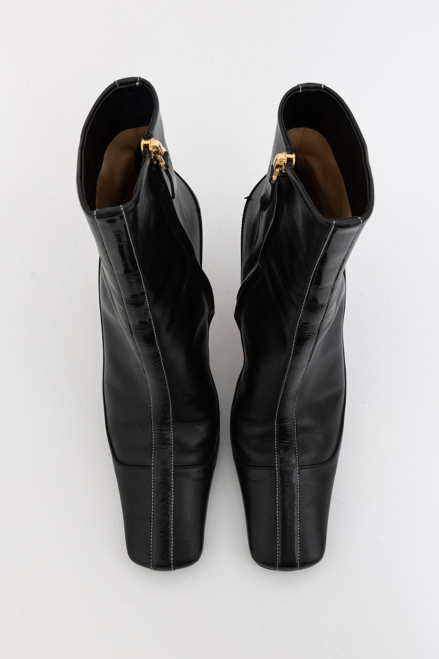 Square Toe Ankle Boots