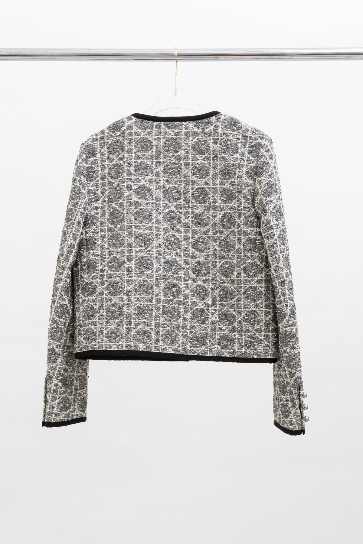Macrocannage Cropped Jacket