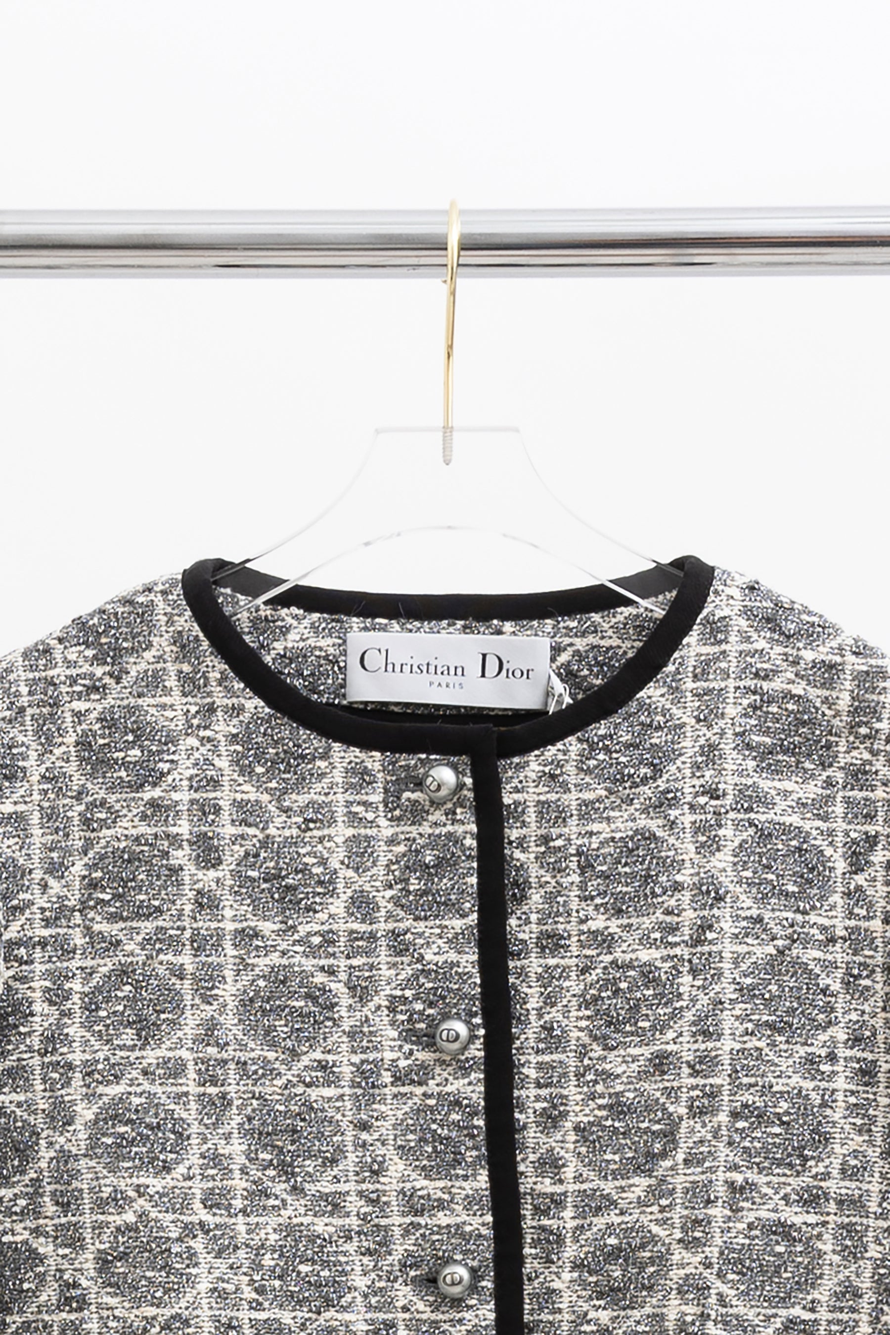 Macrocannage Cropped Jacket