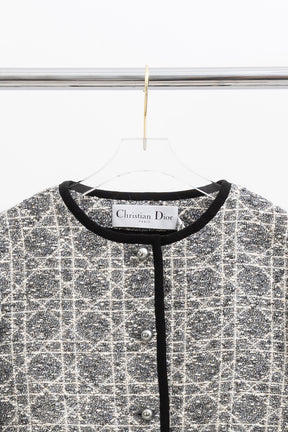 Macrocannage Cropped Jacket