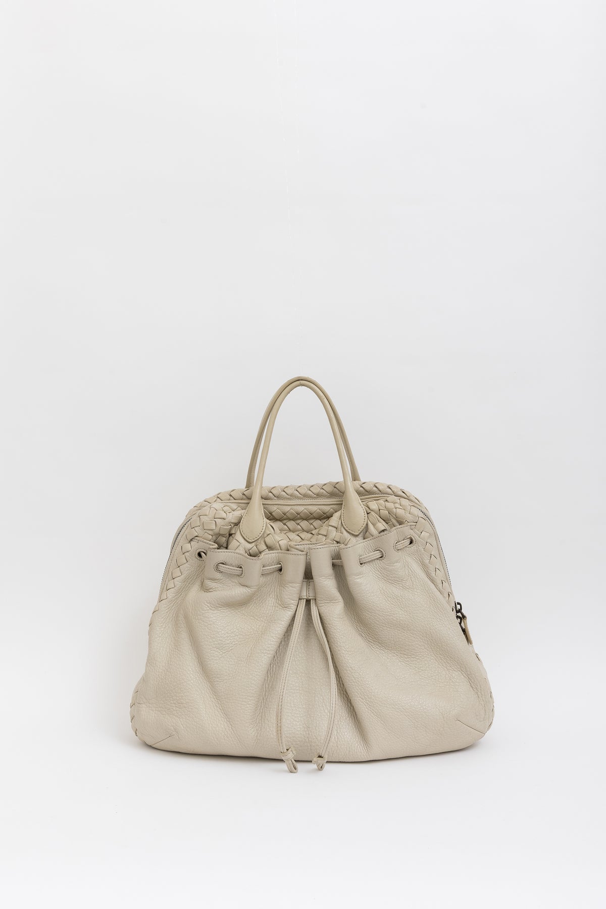 Drawstring Top Handle Bag