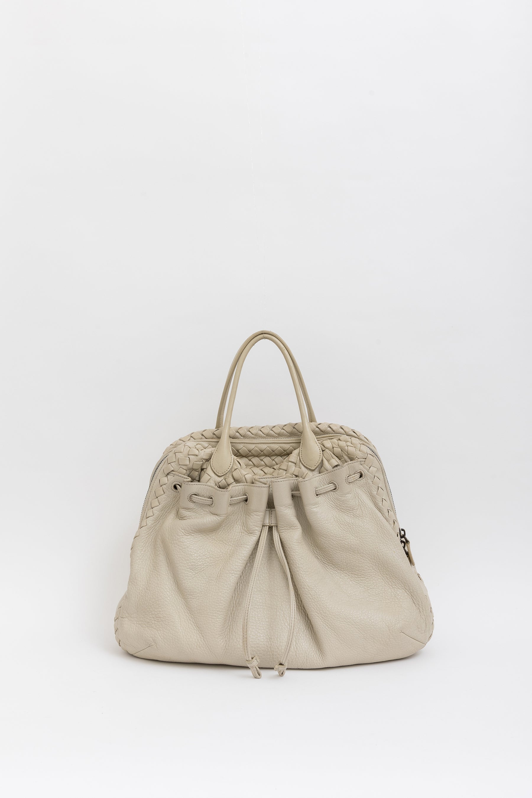 Drawstring Top Handle Bag