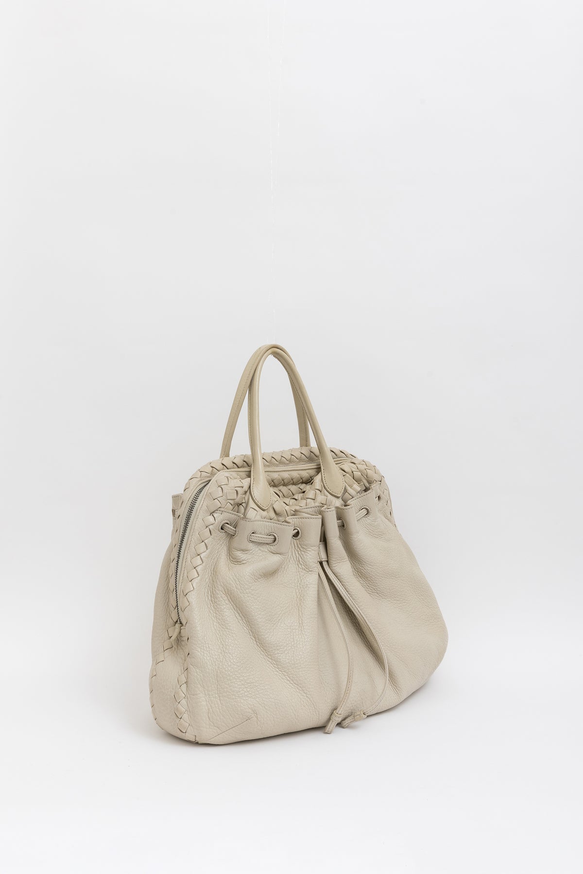 Drawstring Top Handle Bag