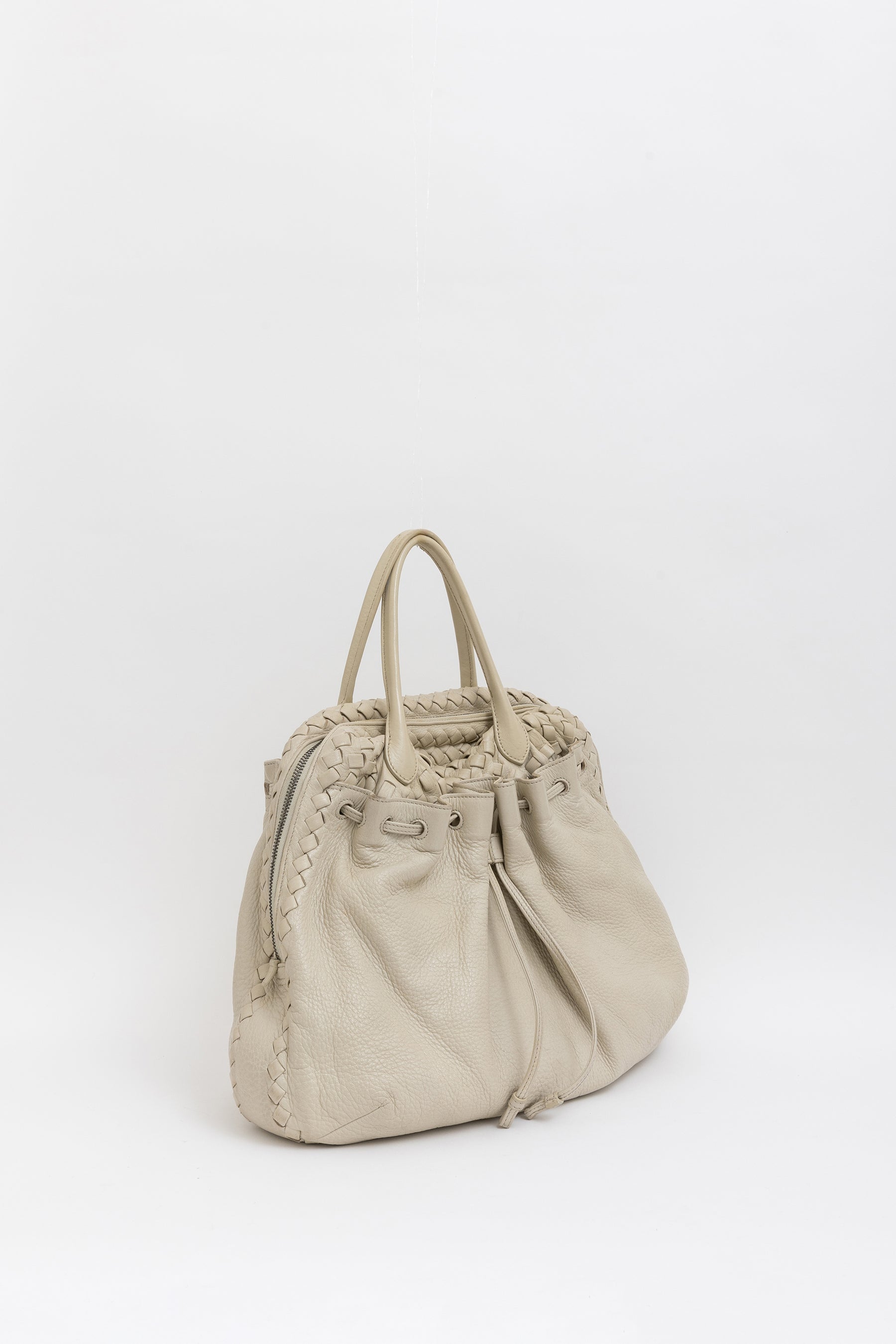 Drawstring Top Handle Bag