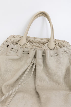 Drawstring Top Handle Bag