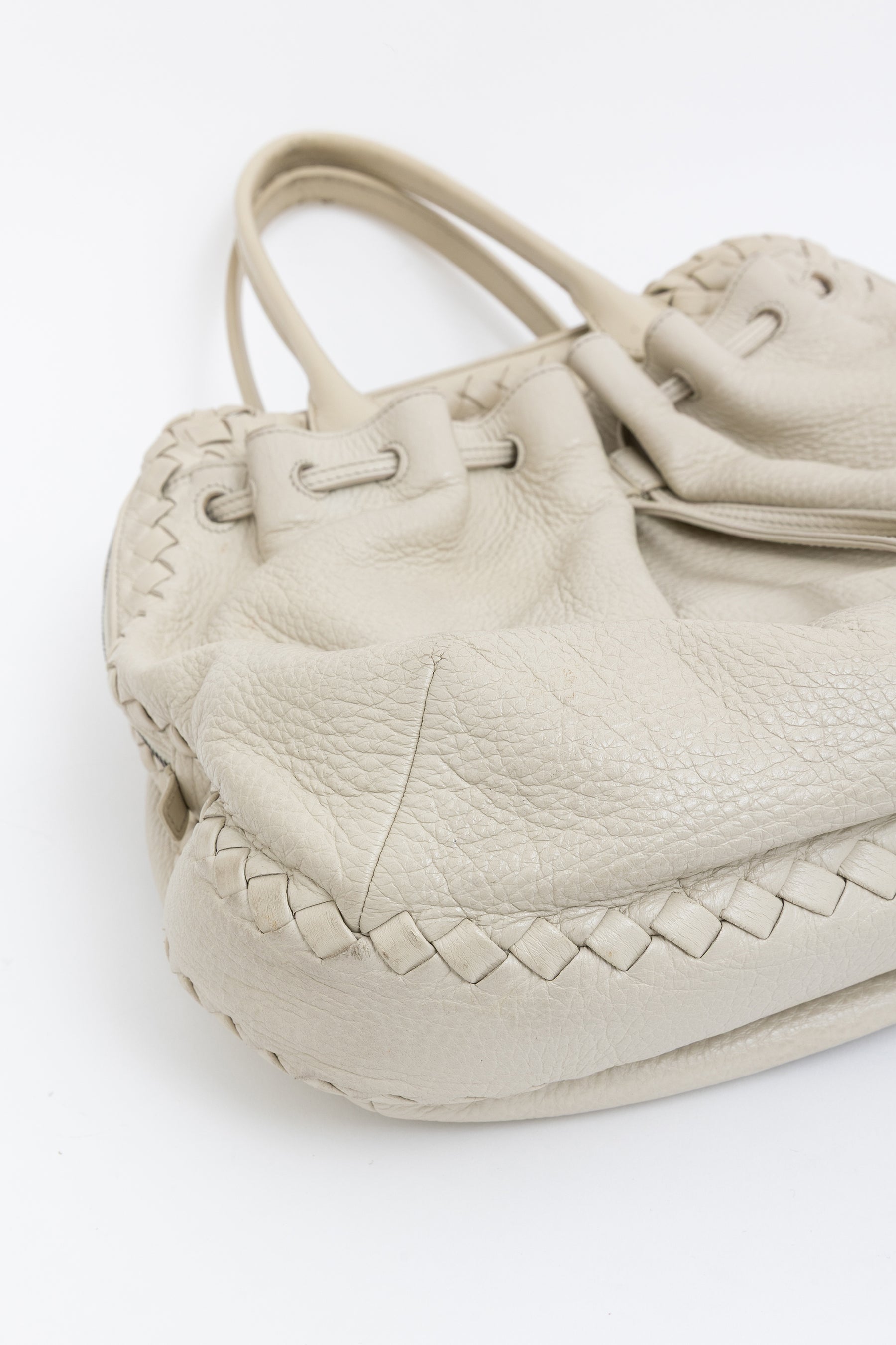 Drawstring Top Handle Bag