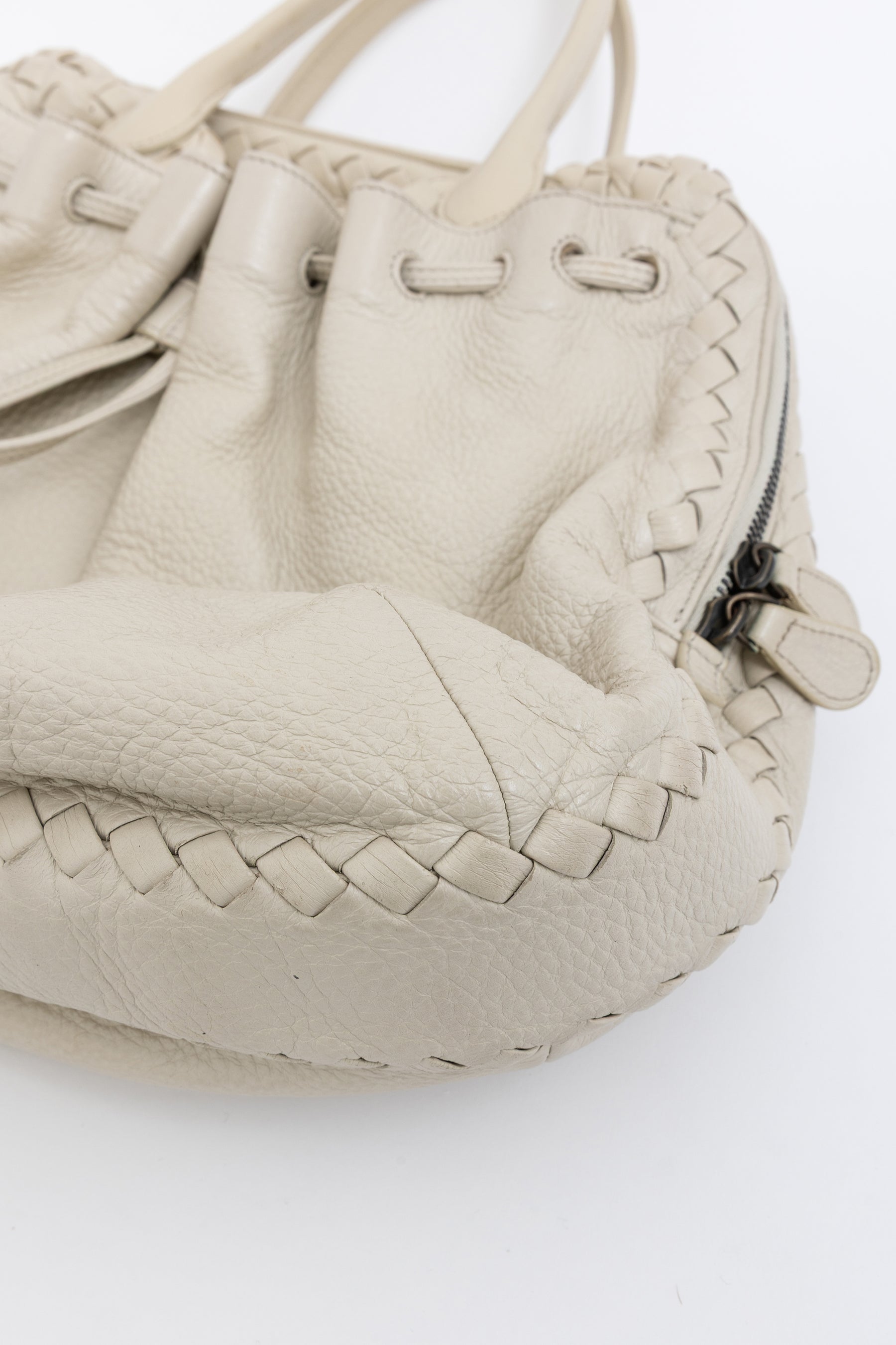 Drawstring Top Handle Bag