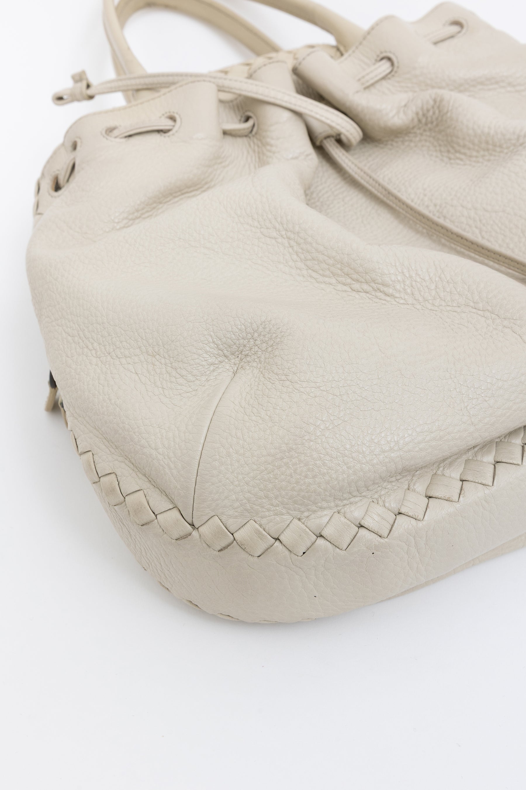 Drawstring Top Handle Bag