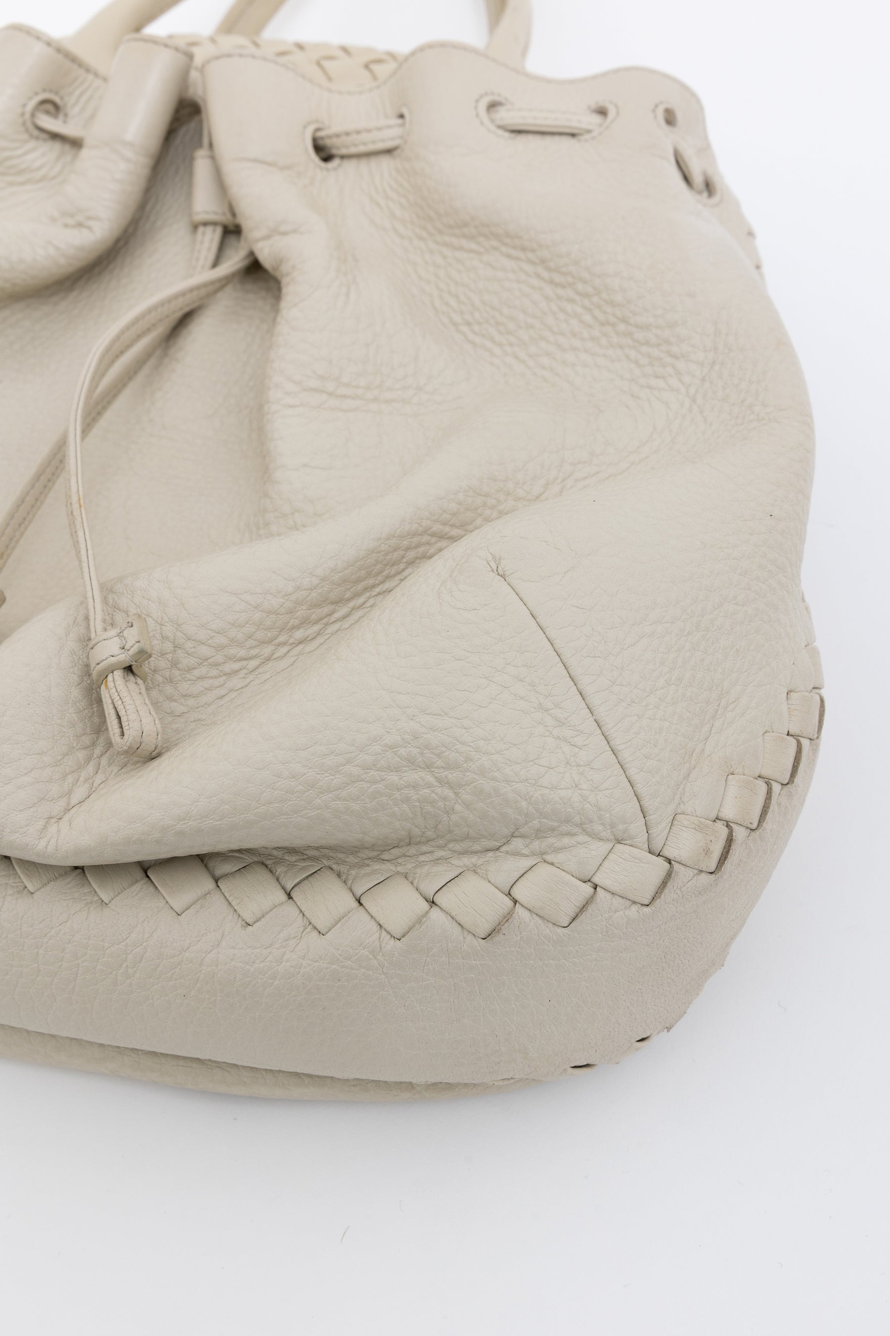 Drawstring Top Handle Bag