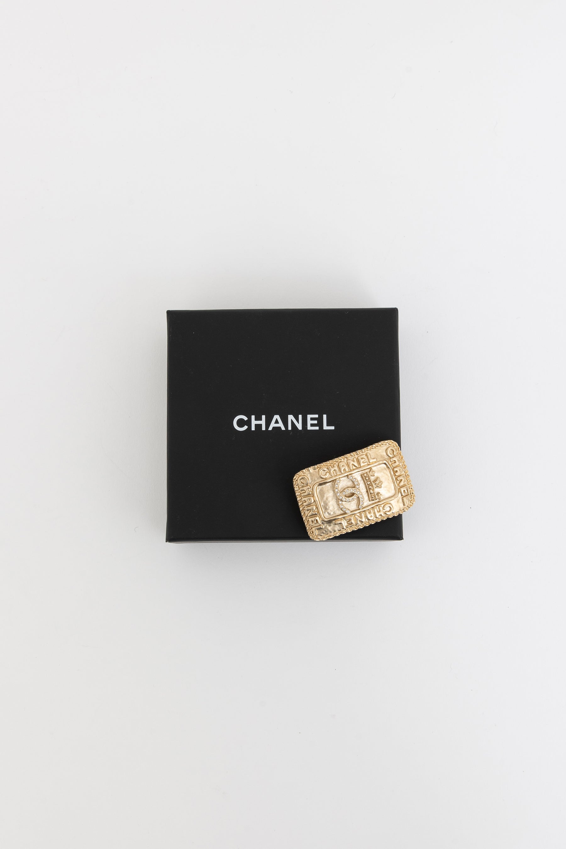 Crown Logo Brooch