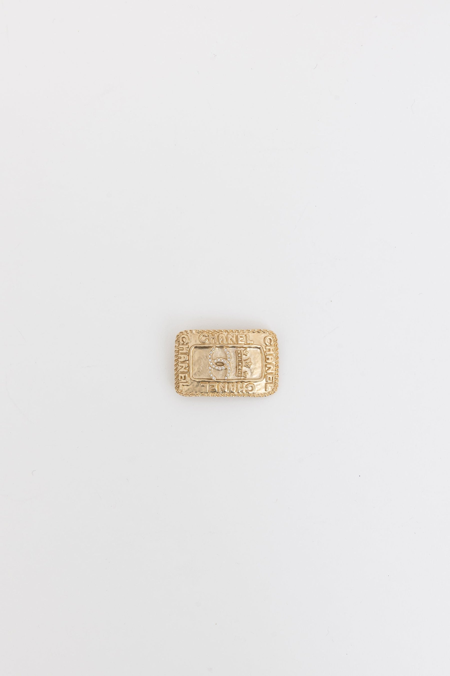 Crown Logo Brooch