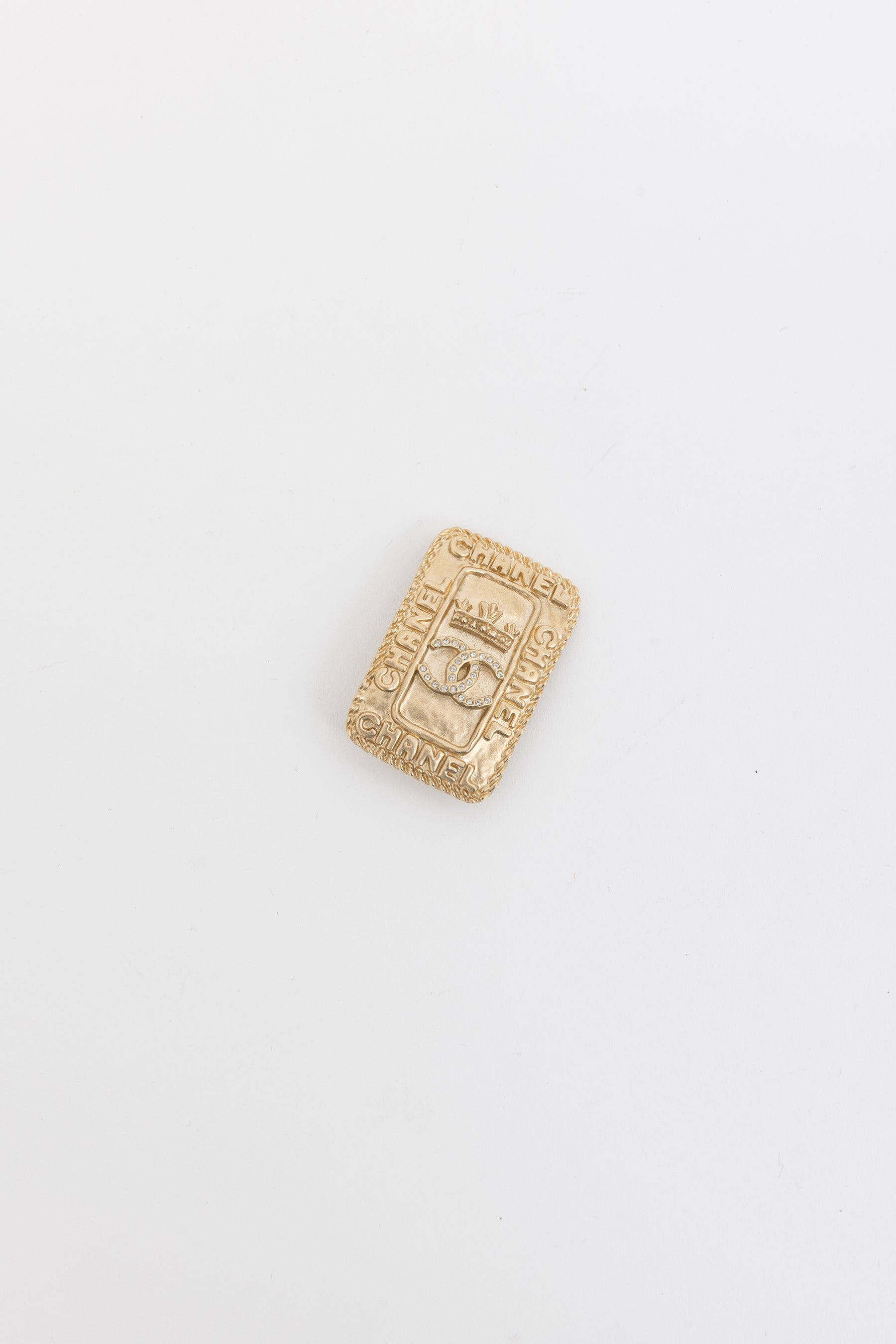 Crown Logo Brooch