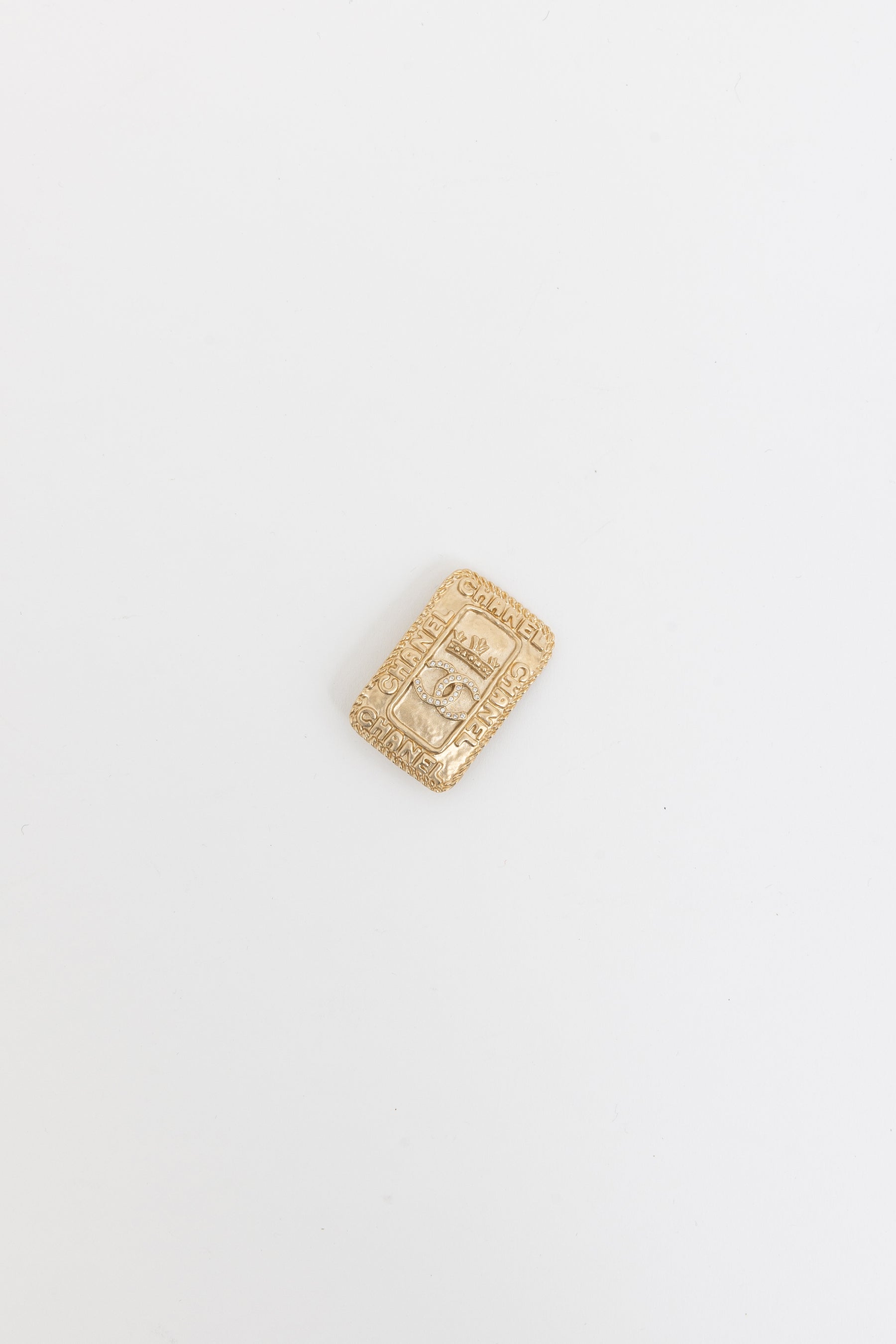 Crown Logo Brooch