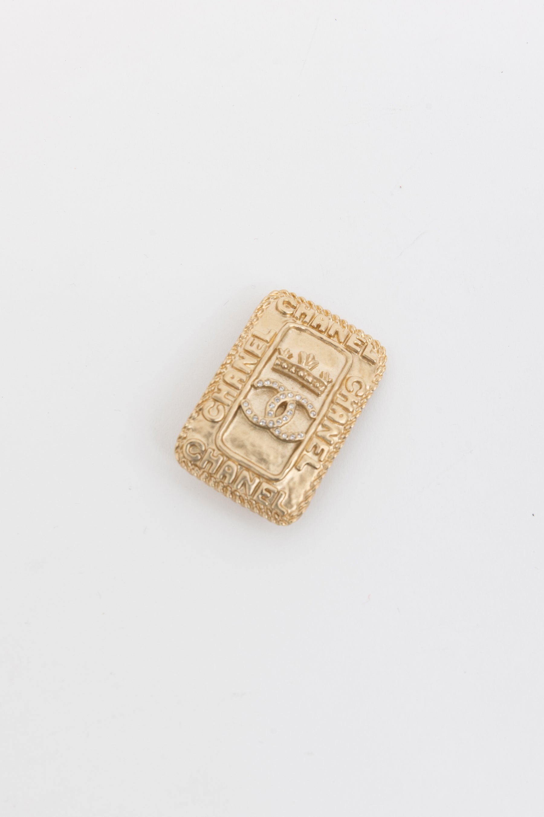 Crown Logo Brooch