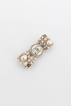 Coco Mark Bow Brooch