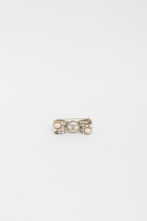 Coco Mark Bow Brooch