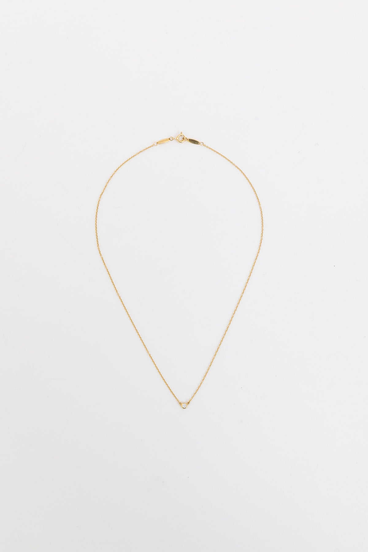Elsa Peretti Diamonds by the Yard Single Diamond Pendant