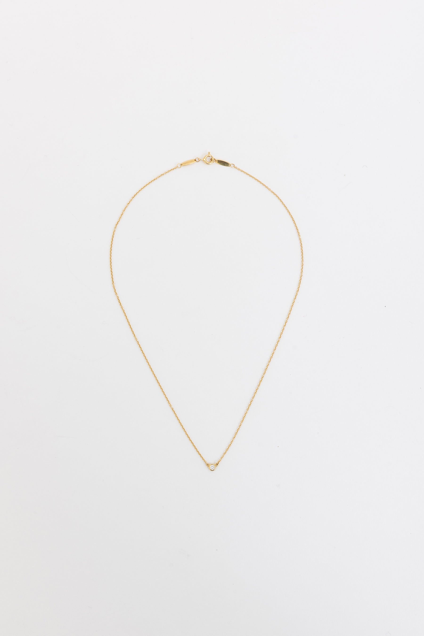 Elsa Peretti Diamonds by the Yard Single Diamond Pendant
