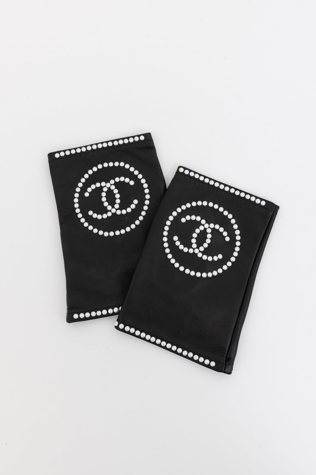 Pearl Logo Fingerless Gloves
