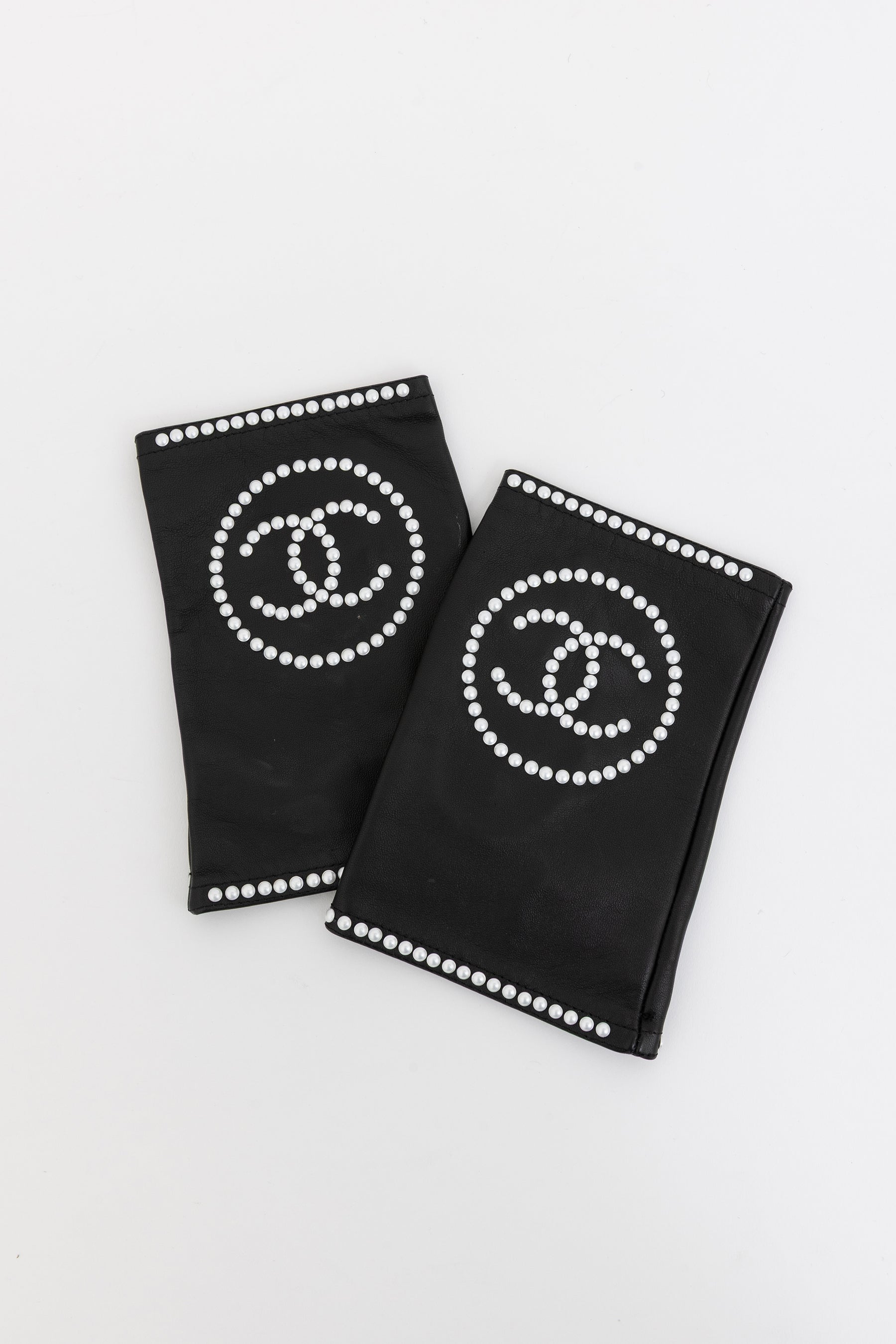 Pearl Logo Fingerless Gloves
