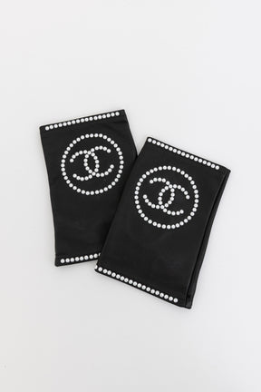 Pearl Logo Fingerless Gloves