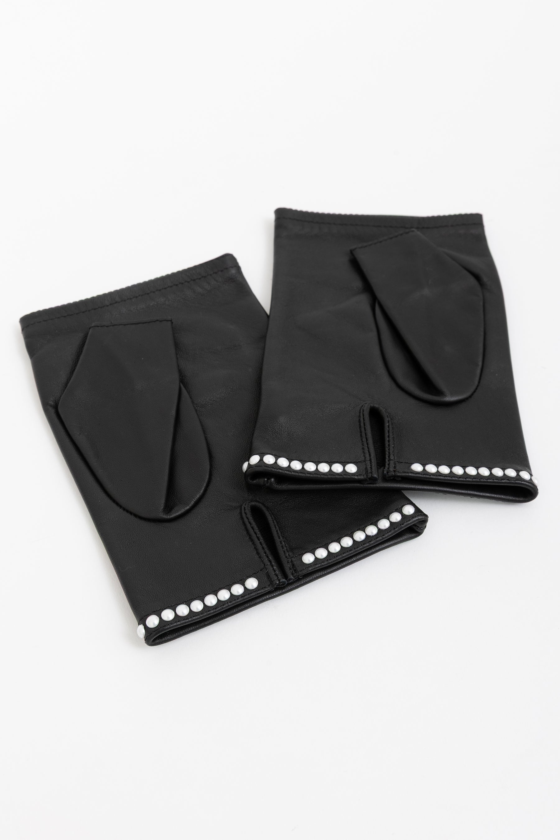 Pearl Logo Fingerless Gloves