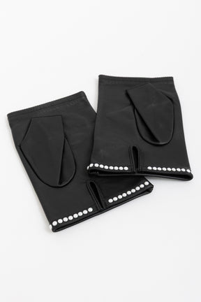 Pearl Logo Fingerless Gloves