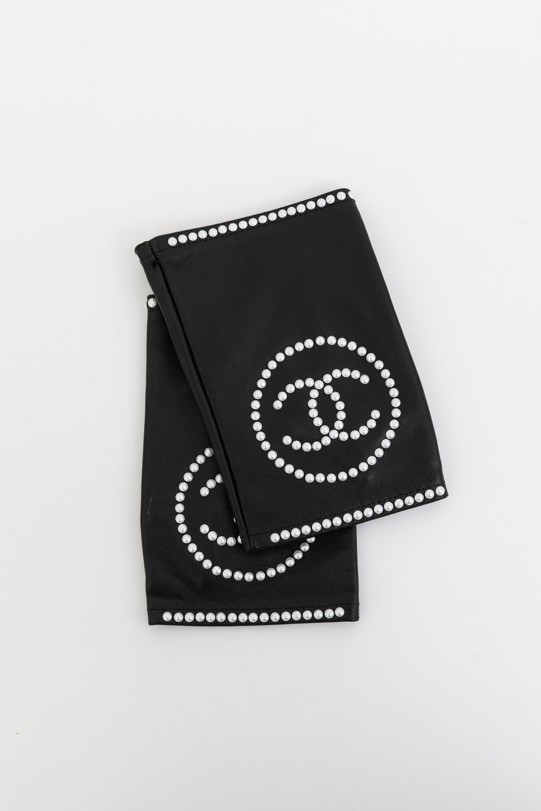 Pearl Logo Fingerless Gloves