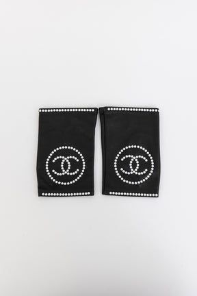 Pearl Logo Fingerless Gloves