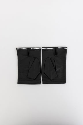 Pearl Logo Fingerless Gloves