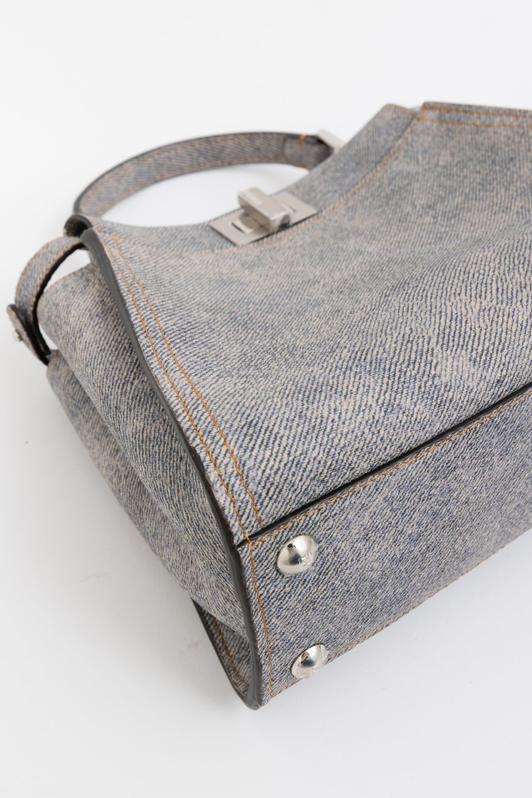 Denim Effect Mini Peekaboo