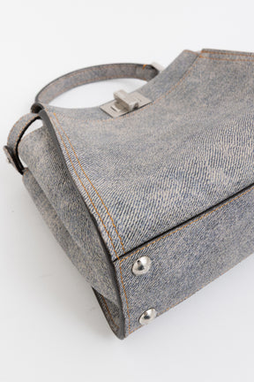 Denim Effect Mini Peekaboo
