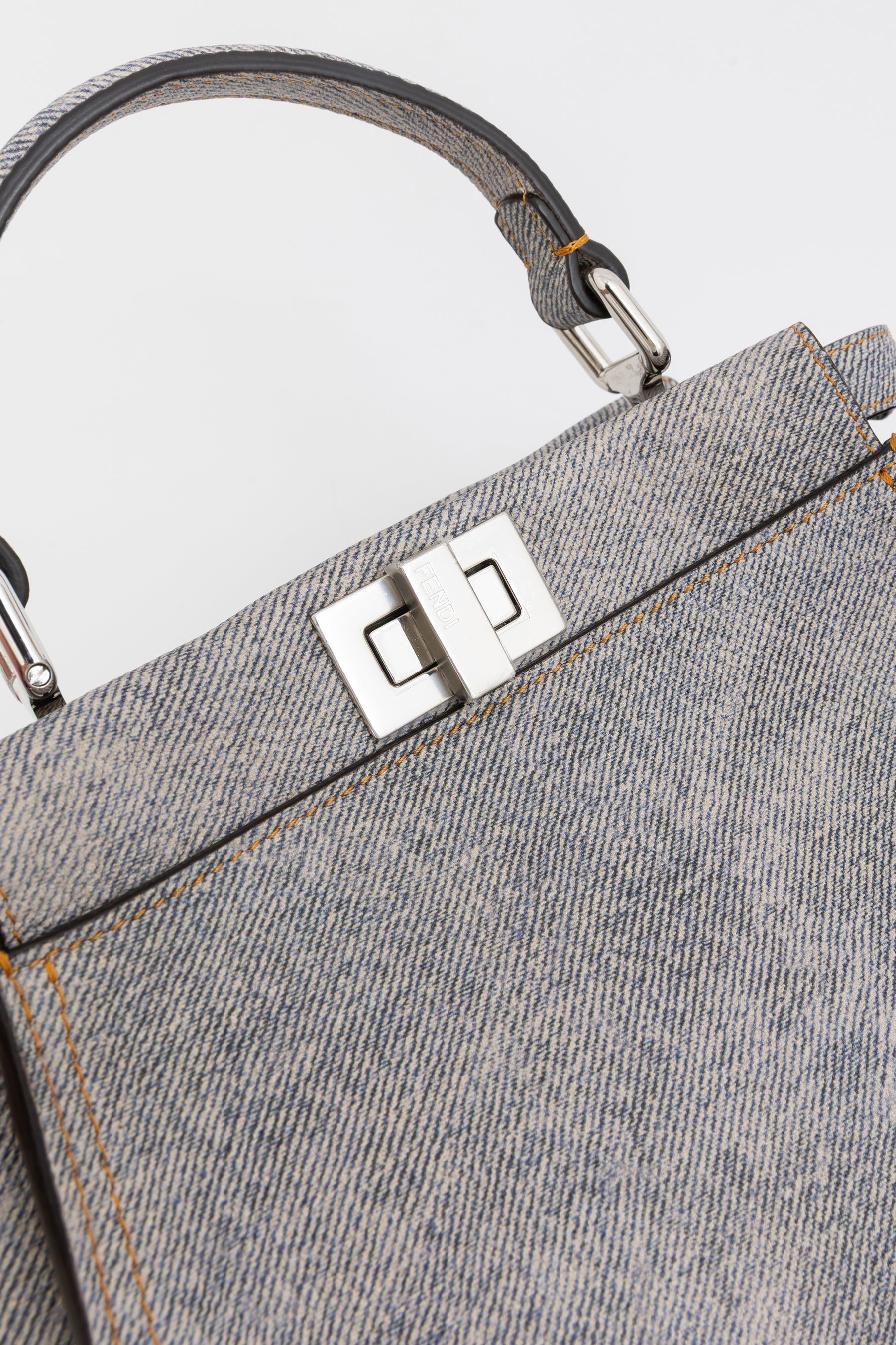 Denim Effect Mini Peekaboo