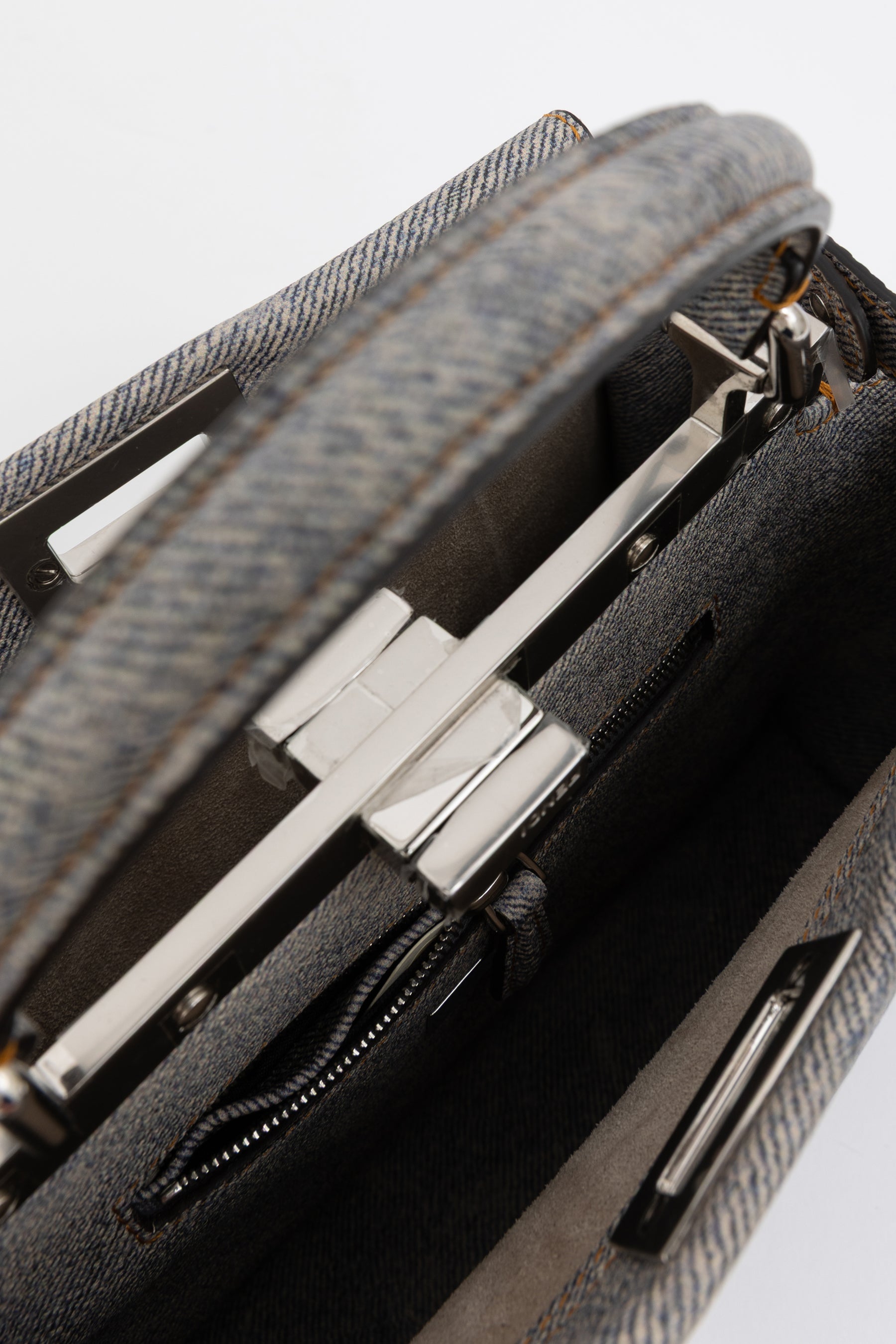 Denim Effect Mini Peekaboo
