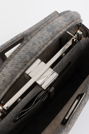 Denim Effect Mini Peekaboo