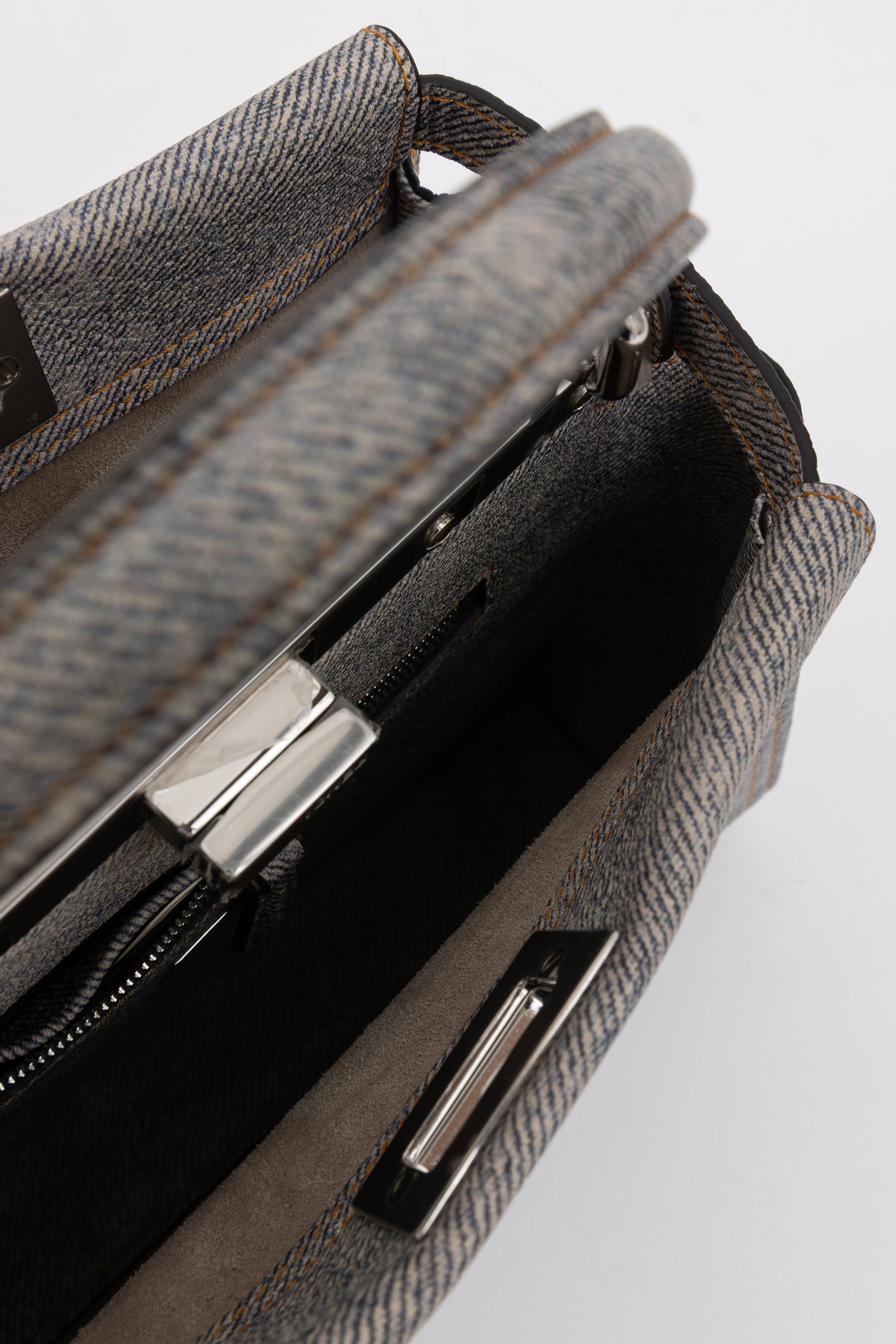 Denim Effect Mini Peekaboo