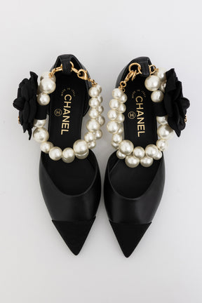 Pearl Pointed Toe Flats